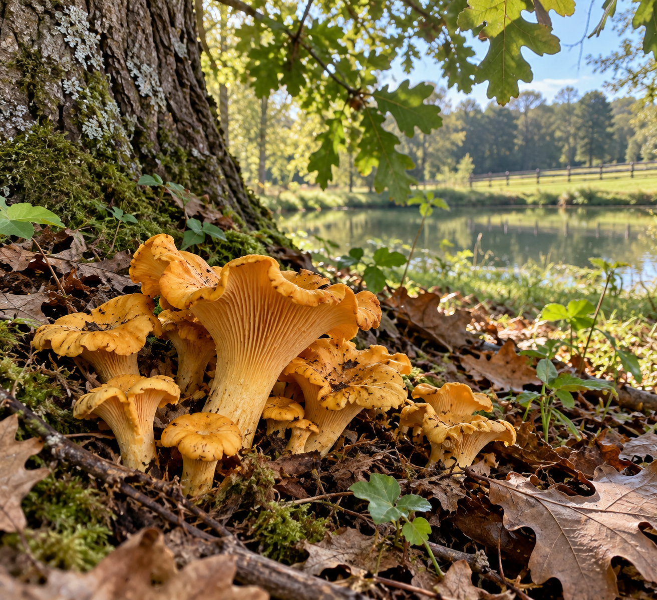 🍄 Wild Chanterelle Mushrooms