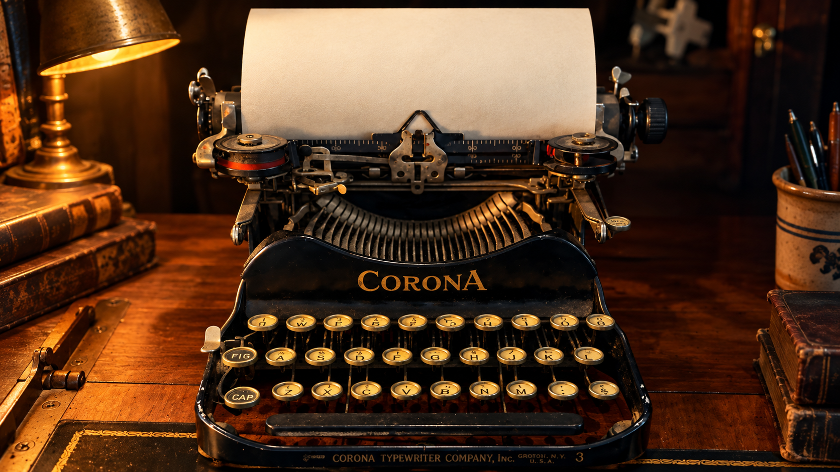 Corona number 3 typewriter