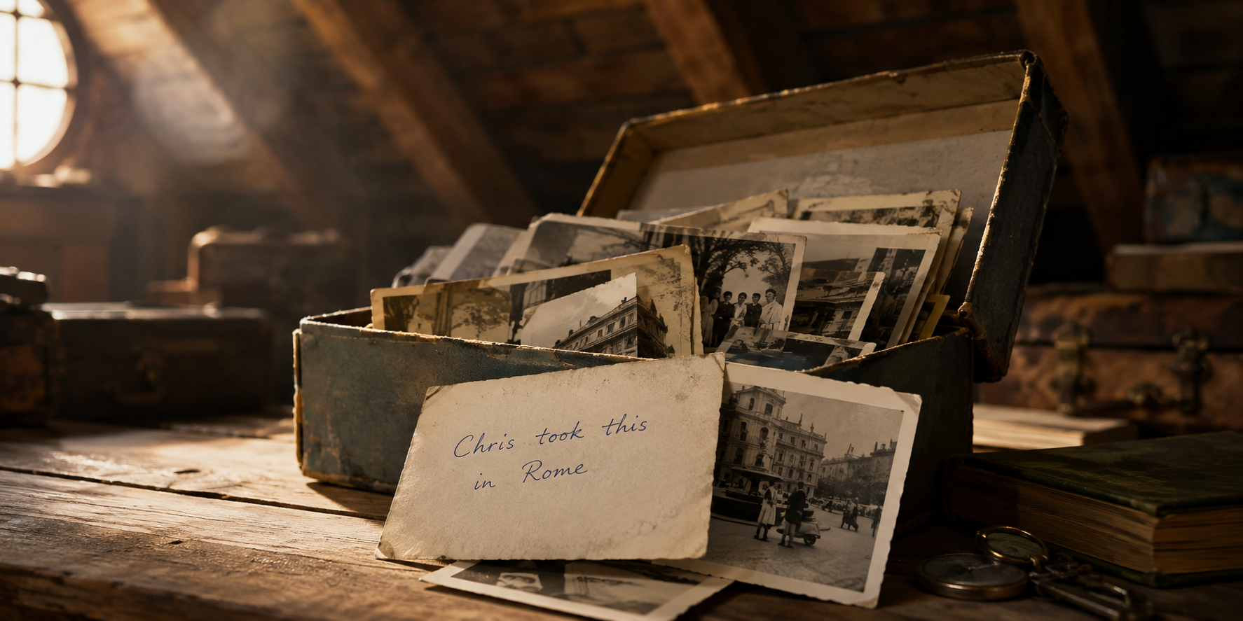 Shoebox in the attic