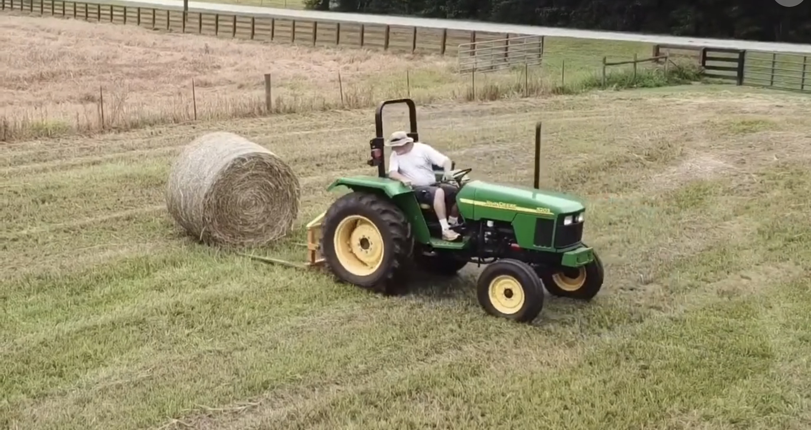 RizzieFarms - Baling Hay
