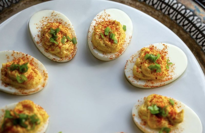 Deviled Eggs - Variation Board (Classic + Spicy + Bacon + Shrimp + Relish + Savory)