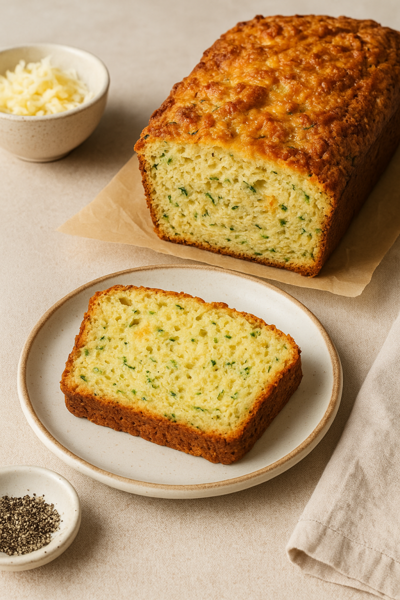 Savory Yellow Squash & Jalapeño Cheese Bread