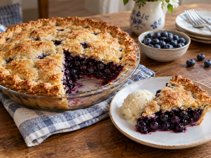 Classic Blueberry Pie