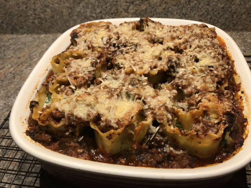 Spinach Lasagna Roll-Ups