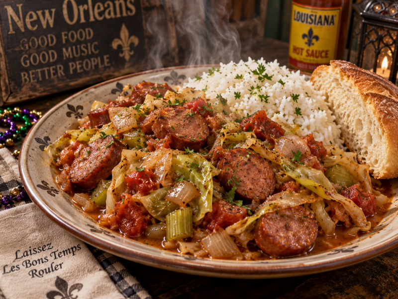Cabbage and Sausage