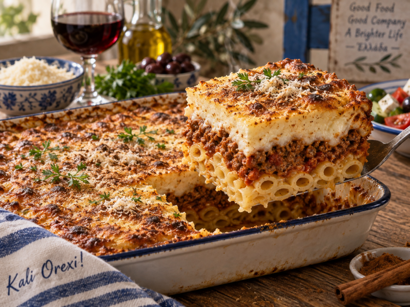Pastitsio (Traditional Greek Pasta Pie)