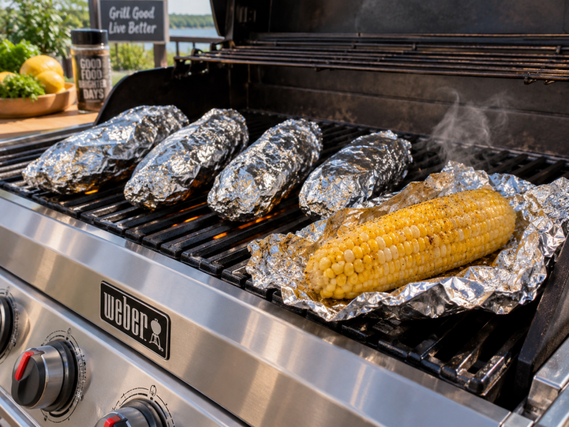 Grilled Corn in Foil