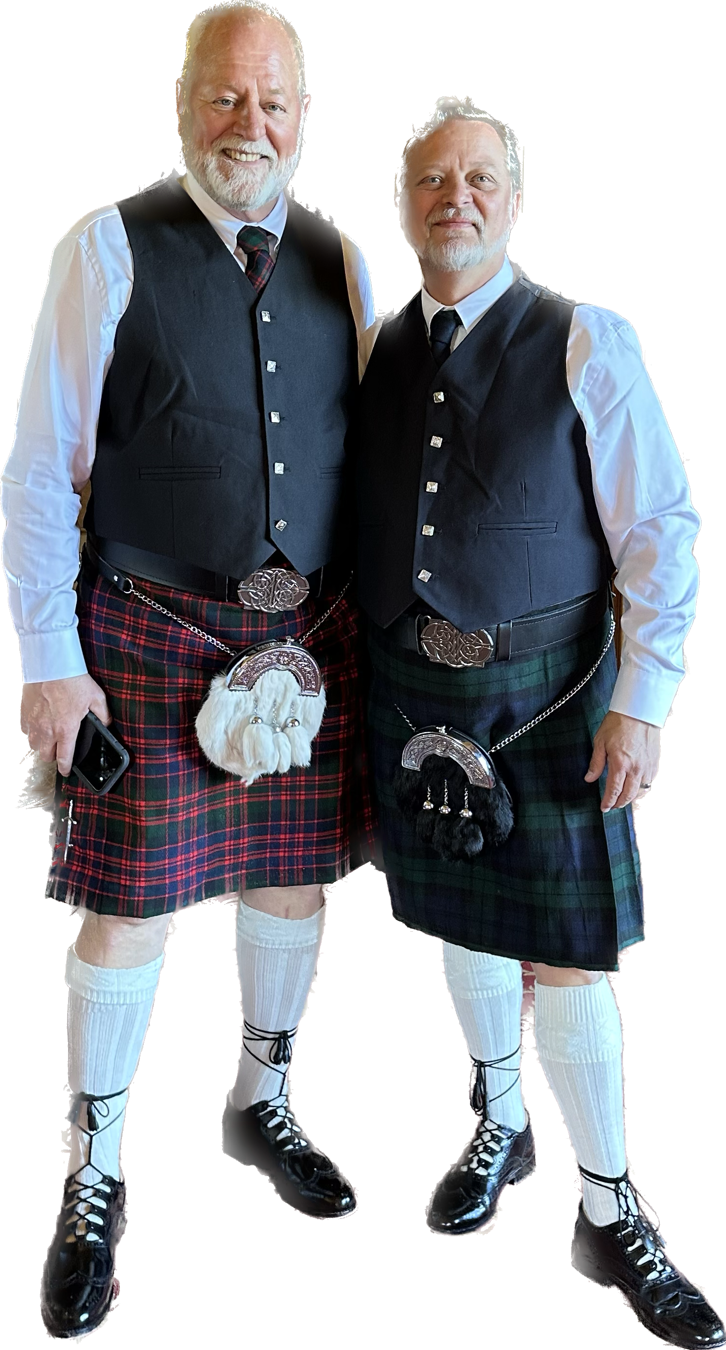 Edinburgh Scotland - Tying a Ghillie Brogue Kilt Shoes
