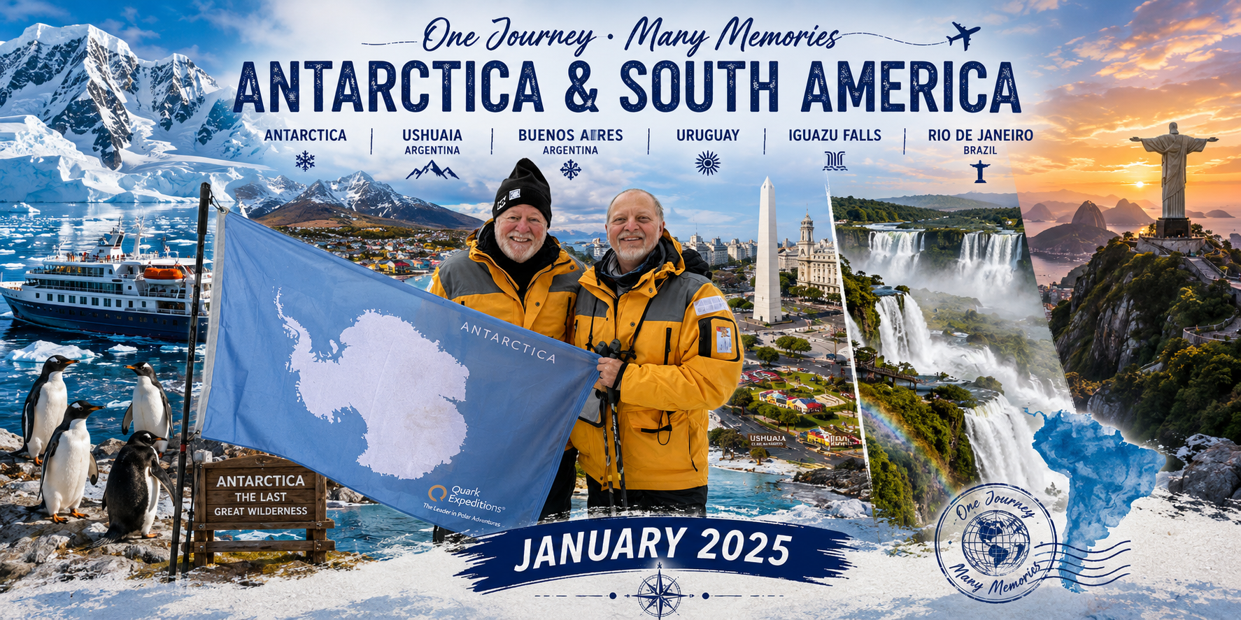 Antarctica, Argentina, Uruguay, Brazil - 2025