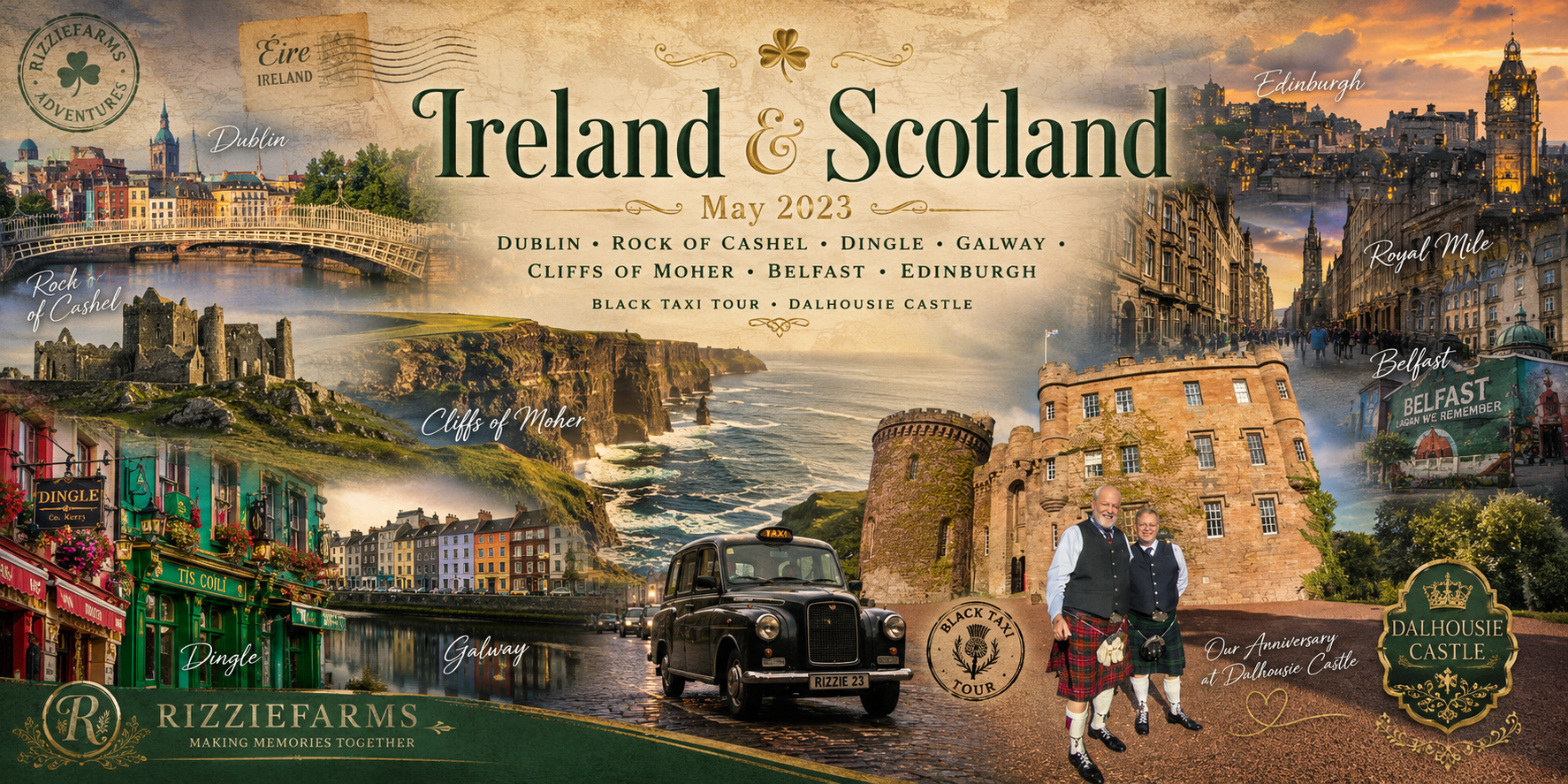 Ireland, Northern Ireland, Scotland